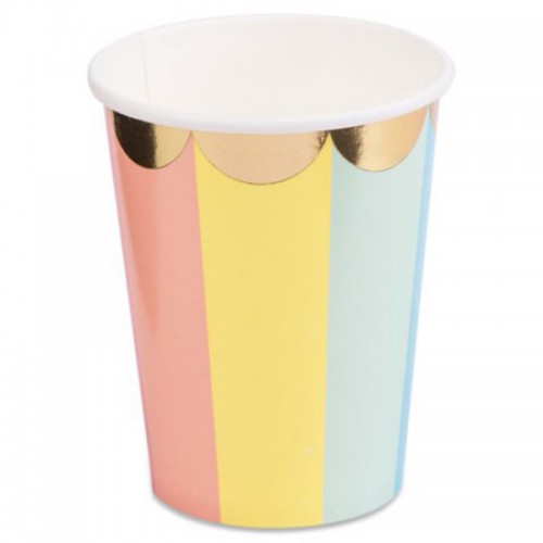 Copos Riscas Arco-Íris